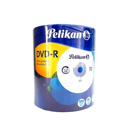 DVD-R PELIKAN 4.7GB BULK X100